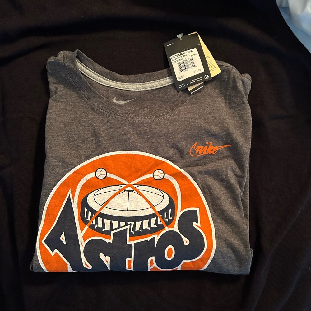 Nike Kids Dark Gray Astros Tee